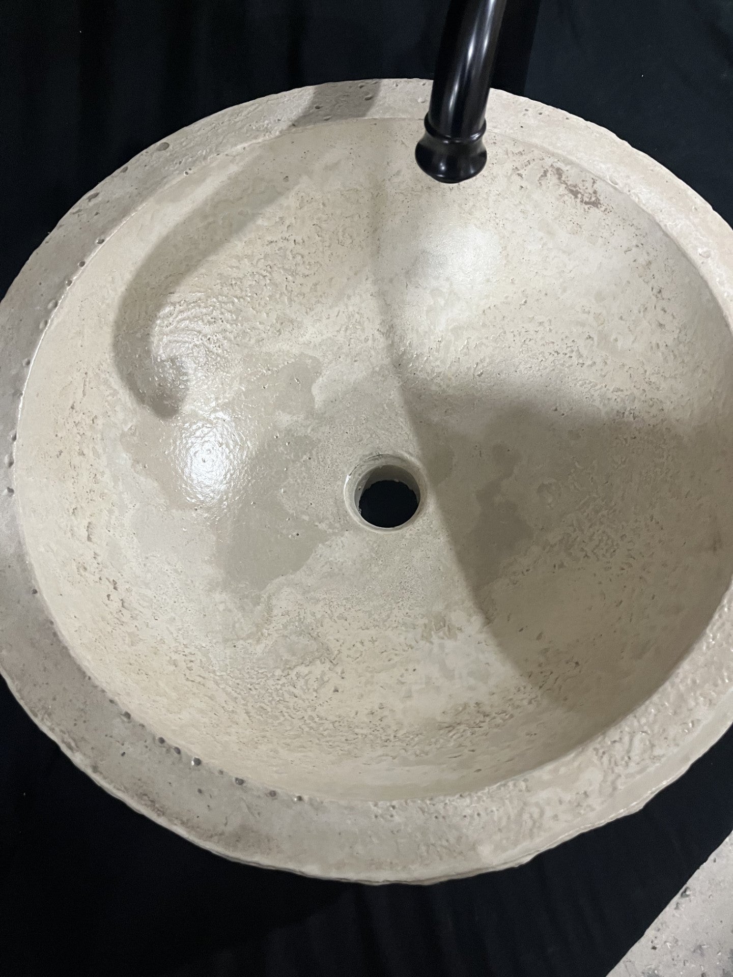 Concrete vessel sink- Sandstone